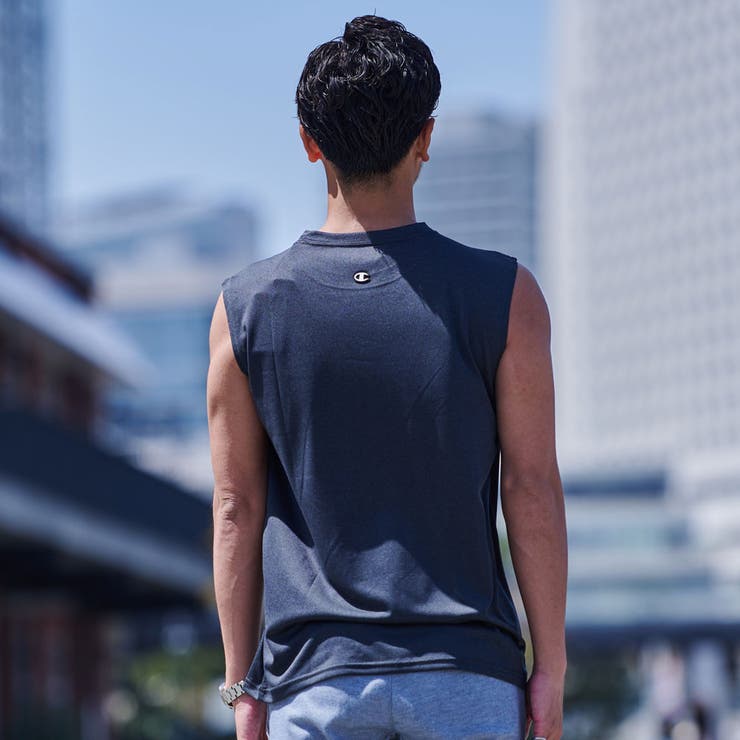 Chapion チャンピオン ノースリーブ[品番：SILM0014328]｜SILVER