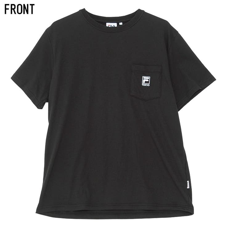 FILA ブラック Tシャツ キュロット セット FILA ブラック Tシャツ キュロット セット FILA 黒 Tシャツ と
