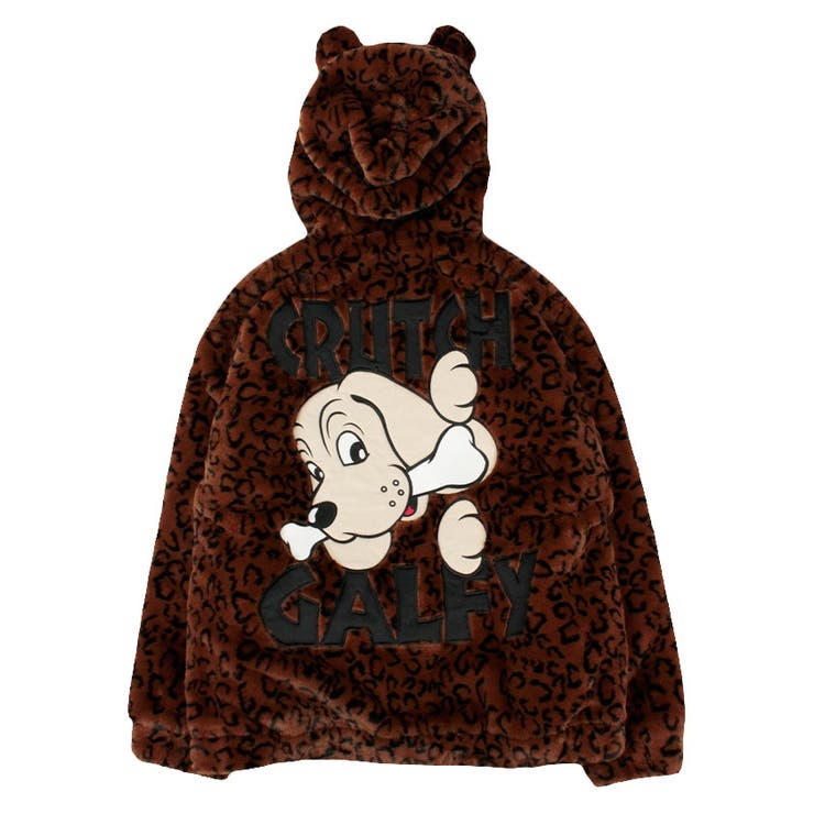 galfyわんわんヒョウ柄カーデ ✨良品✨GALFY ワンワン ヒョウ柄