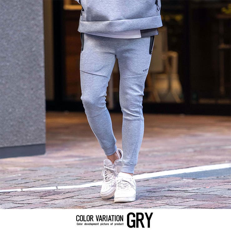 3-1(GRY/グレー) | ボンディングパンツ メンズ リブパンツ | SILVER BULLET