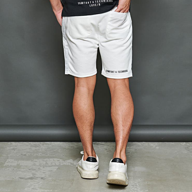 BANDEL ハーフパンツ　白✖️グレー BANDEL ハーフパンツ Lsize白✖️グレー - メルカリ