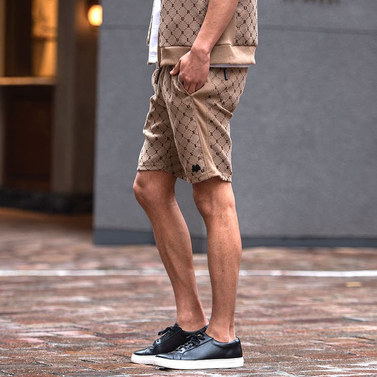 LINKABLE ジャガードショートパンツ 【シルバーS】 LINKABLE