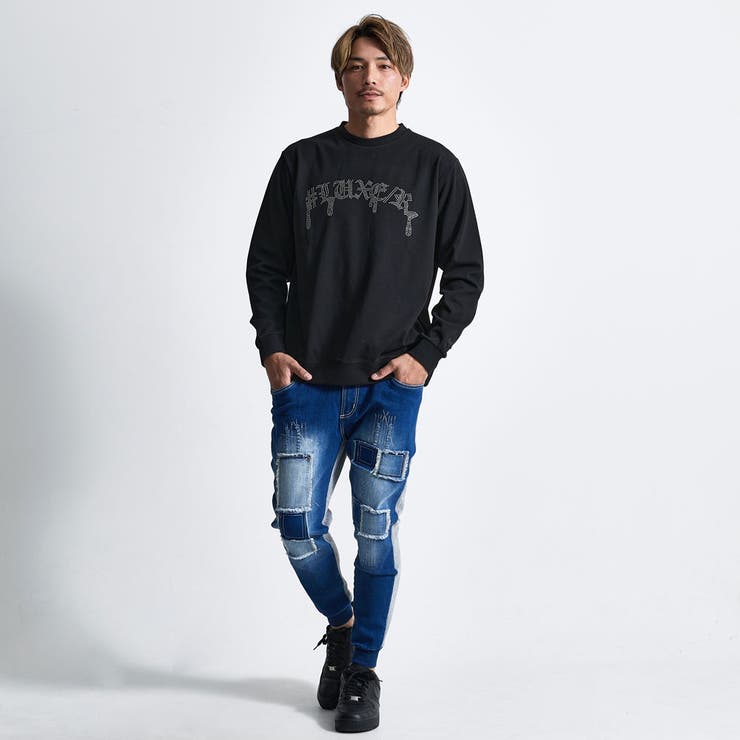 デニムパンツ メンズ ジョガーパンツ | SILVER BULLET | 詳細画像8 