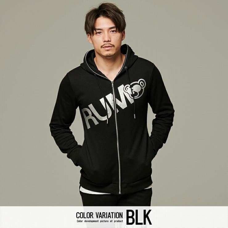 美品！REVOLVER バックプリントありパーカー　メンズXL ブラック パーカー メンズ バックプリント[品番：SILM0011622]｜SILVER BULLET