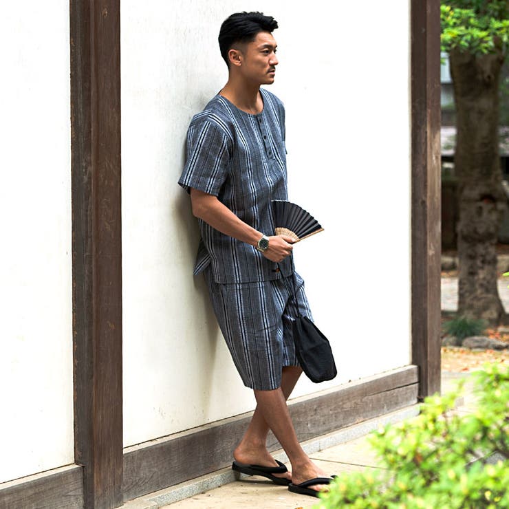 甚平 メンズ ヘンリー | SILVER BULLET | 詳細画像7 