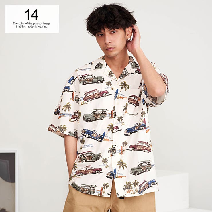 14(CAR OFFWHT) | シャツ メンズ おしゃれ | SILVER BULLET