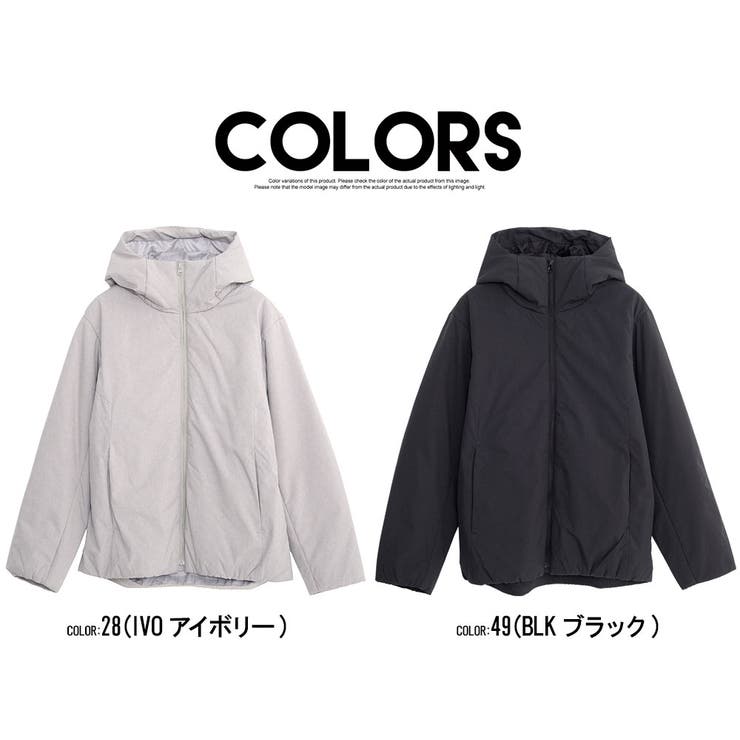 中綿ブルゾン アウター 中綿ジャケット[品番：SILM0014592]｜SILVER