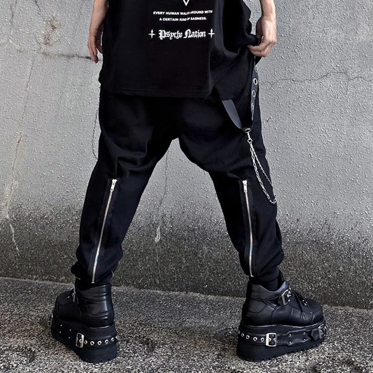 サルエルパンツ メンズ ボンテージパンツ[品番：SILM0014237]｜SILVER