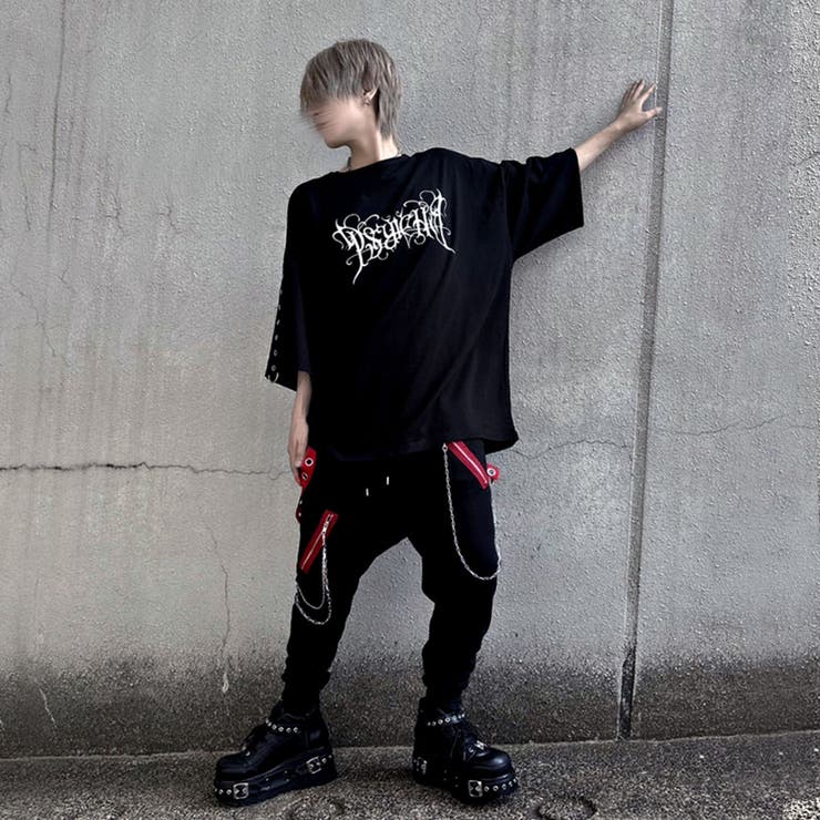 sulvam ボンテージサルエルパンツ サルエルパンツ メンズ ボンテージパンツ[品番：SILM0014237]｜SILVER