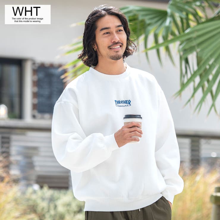 THRASHER スラッシャー トレーナー[品番：SILM0014568]｜SILVER