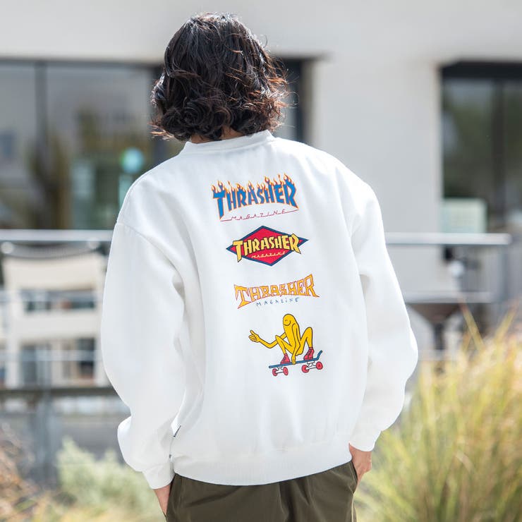 THRASHER スラッシャー トレーナー[品番：SILM0014568]｜SILVER