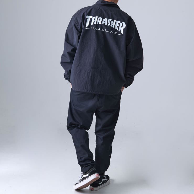 THRASHER スラッシャー コーチジャケット[品番：SILM0015464]｜SILVER