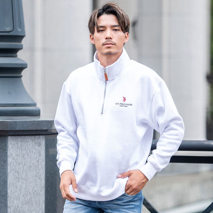 ハーフジップ トレーナー メンズ[品番：SILM0013522]｜SILVER BULLET