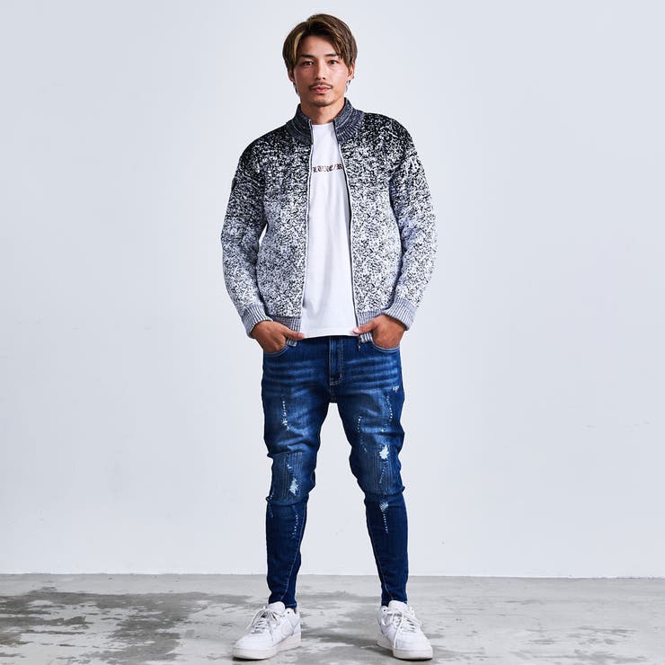 ジップブルゾン メンズ セーター | SILVER BULLET | 詳細画像9 