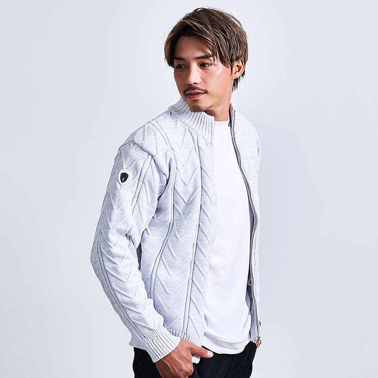 ニットブルゾン メンズ セーター | SILVER BULLET | 詳細画像5 