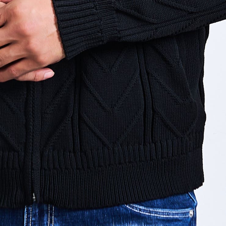 ニットブルゾン メンズ セーター | SILVER BULLET | 詳細画像15 