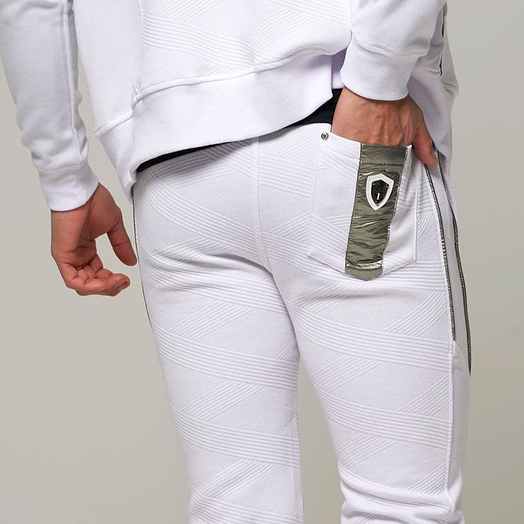 パンツ メンズ ジャガード