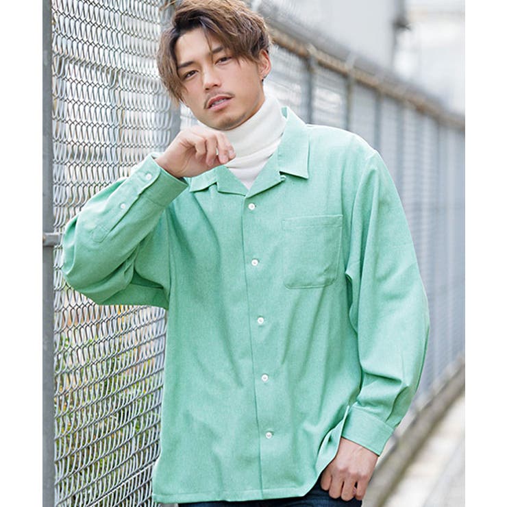 長袖 シャツ メンズcavaria日本製ビッグシルエット長袖オープンカラーシャツ 品番 Silm Silver Bullet シルバーバレット のメンズファッション通販 Shoplist ショップリスト