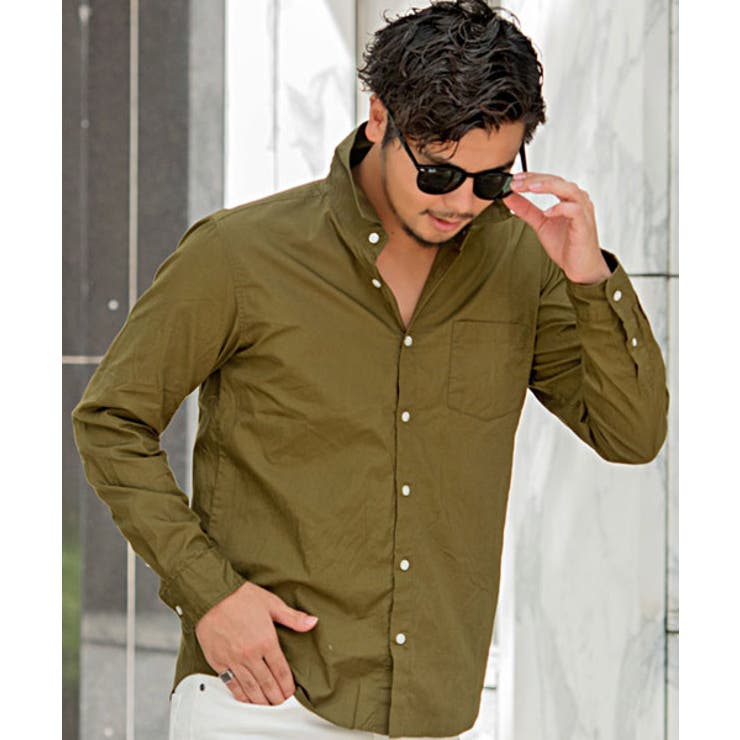 KHA(カーキ) | シャツ メンズ 長袖 | SILVER BULLET