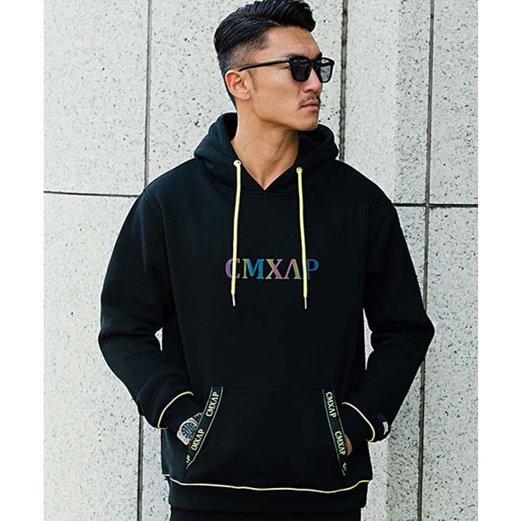 3(BLK×YEL/ブラック×イエロー) | フーディー メンズ プルパーカー | SILVER BULLET