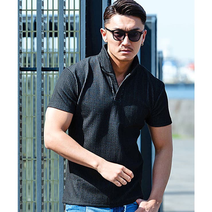 ブラック | ポロシャツ メンズ 半袖 | SILVER BULLET