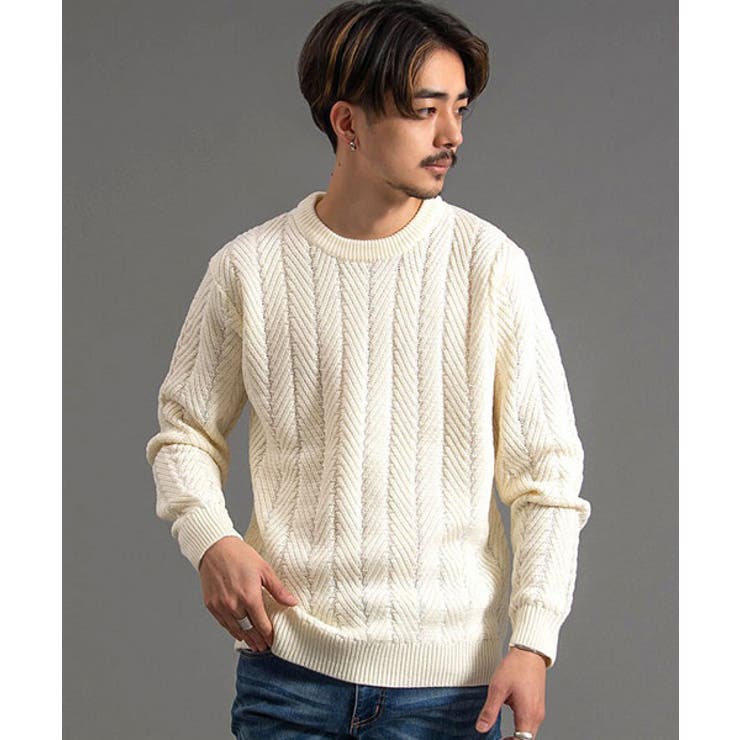 ニット メンズ ヘリンボーン柄 品番 Silm Silver Bullet シルバーバレット のメンズ ファッション通販 Shoplist ショップリスト