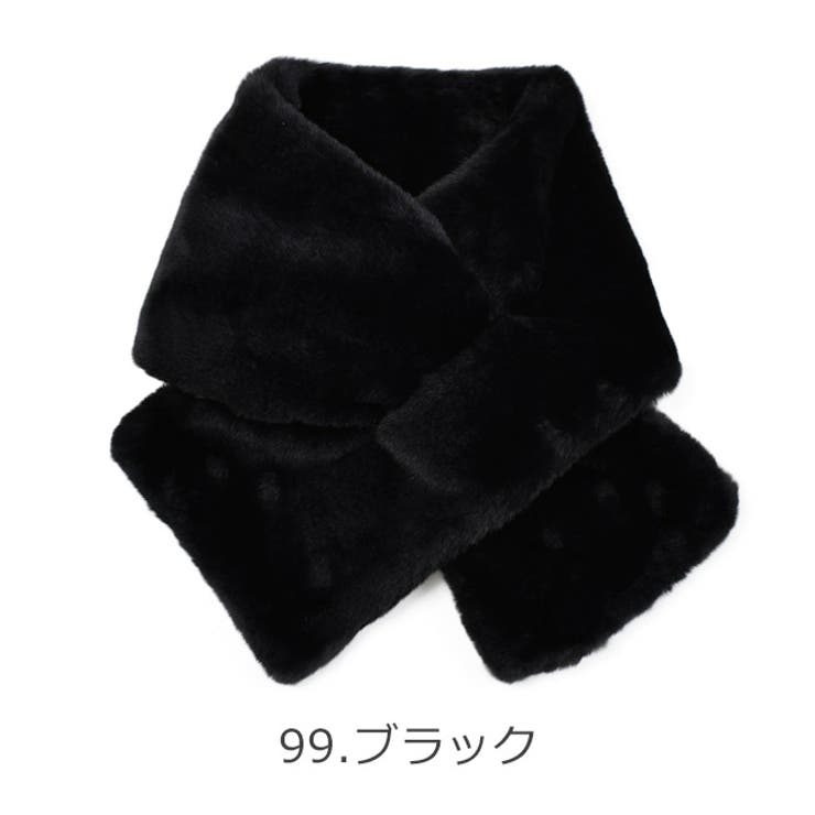 差し込みマフラー マフラー ファーマフラー[品番：SMFK0003060
