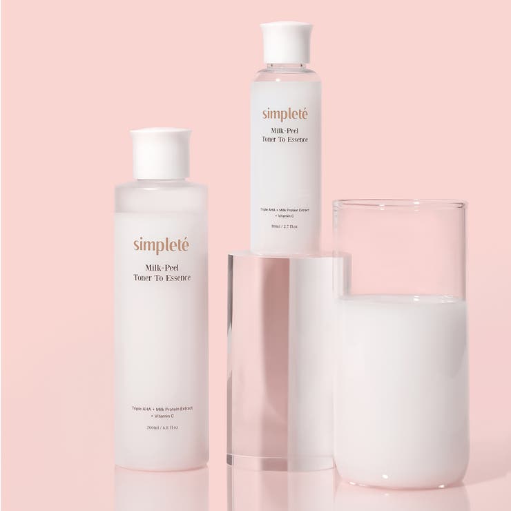 【ツヤ肌1位】 ミルクピールトナートゥエッセンス 80ml / 毛穴ケア 高濃縮ピーリング 低刺激 皮脂 角質 白ニキビ 黒ずみ 透明感 | simplete | 詳細画像3 