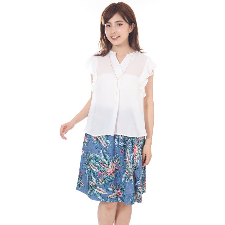VERY掲載ブランド】新品 St.cecilia PEANUTブラウス