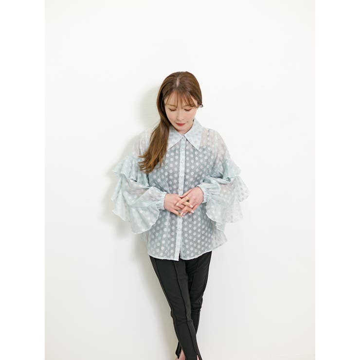 シャツ 長袖 フリル | SJ ONLINE STORE | 詳細画像20 