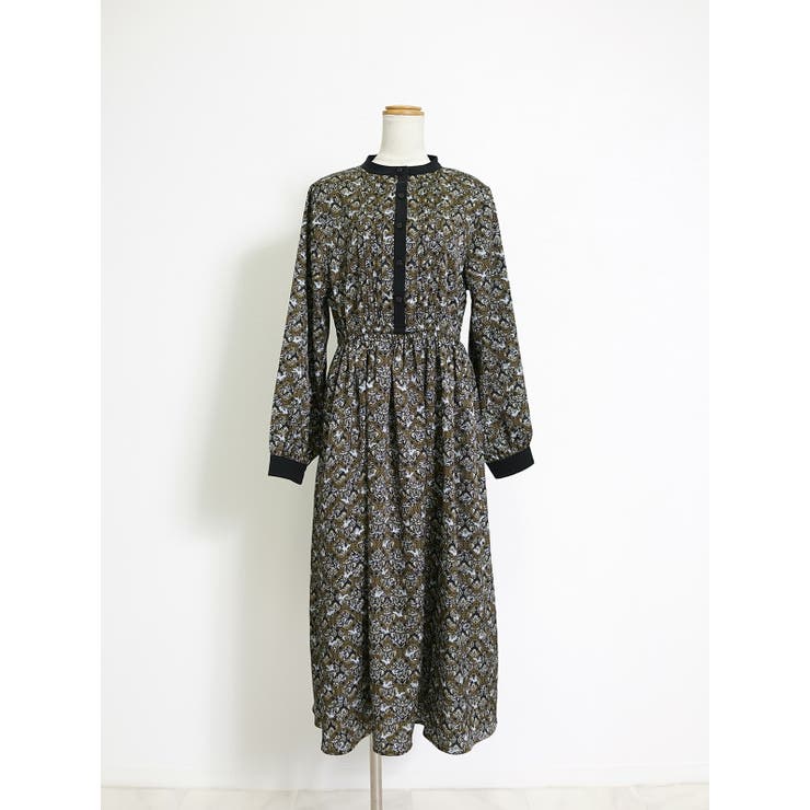 ブラック | ワンピース ロング 柄 | SJ ONLINE STORE