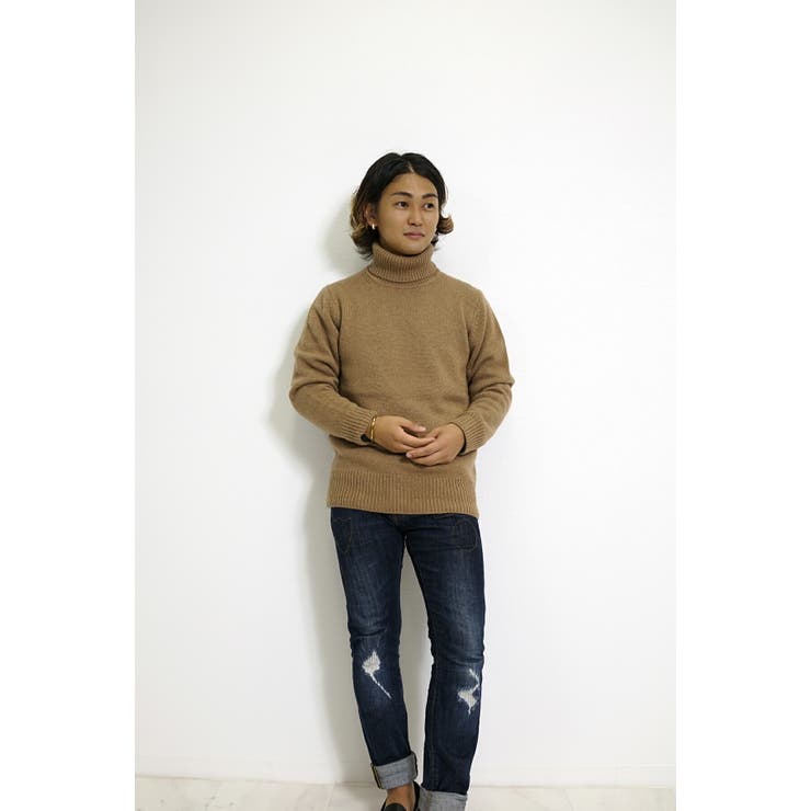 キャメル100% メンズ ニット | SJ ONLINE STORE | 詳細画像5 