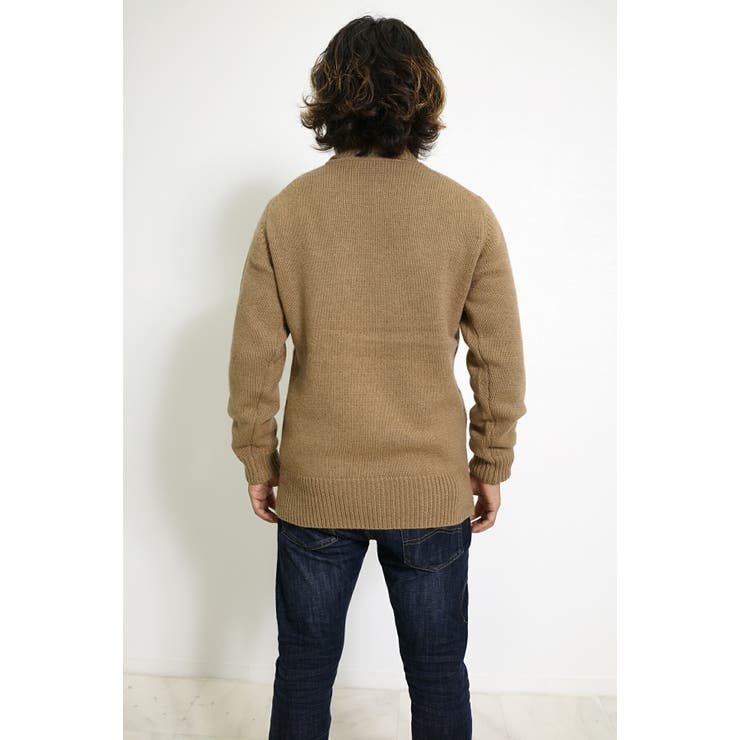 キャメル100% メンズ ニット | SJ ONLINE STORE | 詳細画像6 
