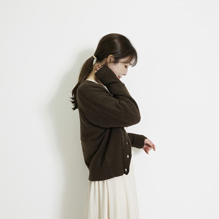 ヤク100％ ショート丈 ニットカーディガン | SJ ONLINE STORE | 詳細画像10 