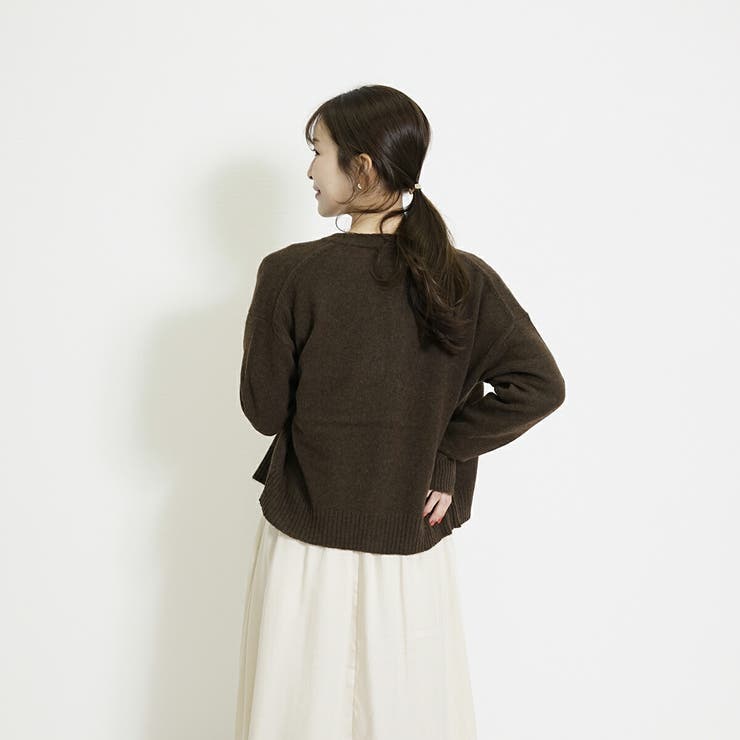 ヤク100％ ショート丈 ニットカーディガン | SJ ONLINE STORE | 詳細画像11 