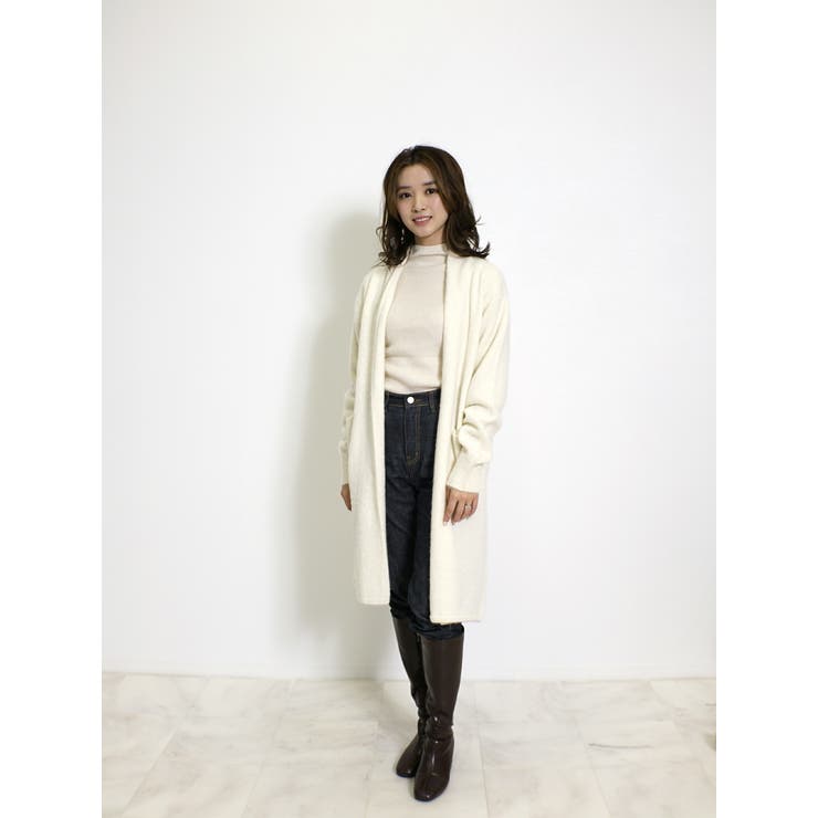 ロイヤルベビーアルパカ100% ロングカーディガン 秋冬 | SJ ONLINE STORE | 詳細画像1 