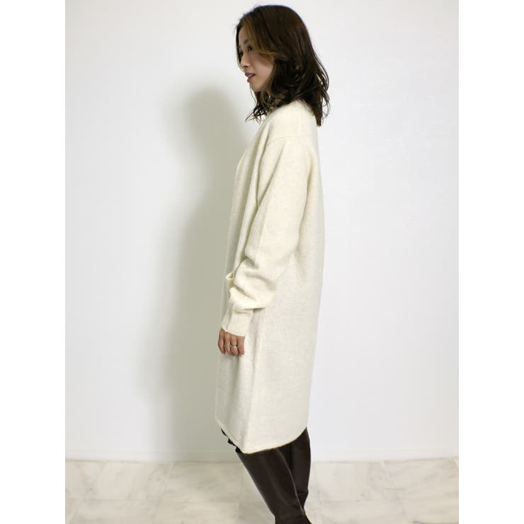 ロイヤルベビーアルパカ100% ロングカーディガン 秋冬 | SJ ONLINE STORE | 詳細画像4 