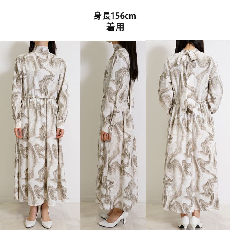 ワンピース きれいめ マーブル | SJ ONLINE STORE | 詳細画像15 