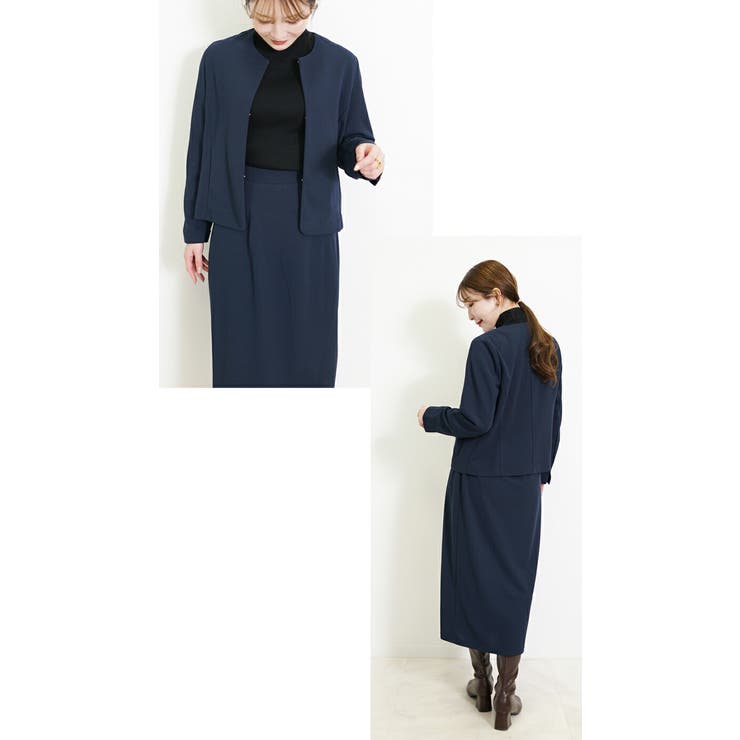 ジャケット レディース ノーカラー | SJ ONLINE STORE | 詳細画像7 