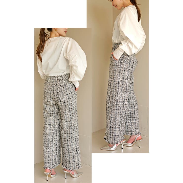 パンツ レディース ツイード | SJ ONLINE STORE | 詳細画像8 