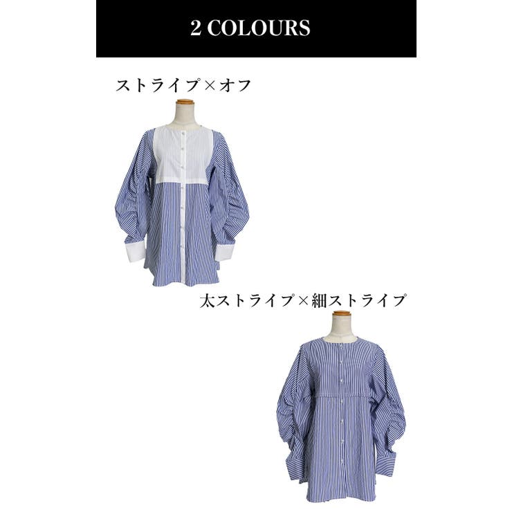 ストライプ シャツ レディース | SJ ONLINE STORE | 詳細画像2 