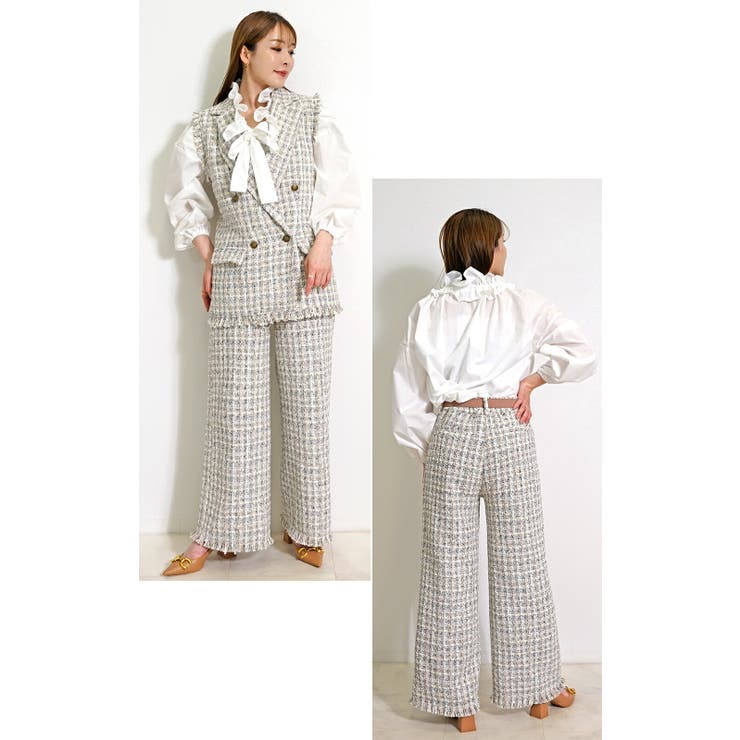 パンツ レディース ツイード | SJ ONLINE STORE | 詳細画像6 