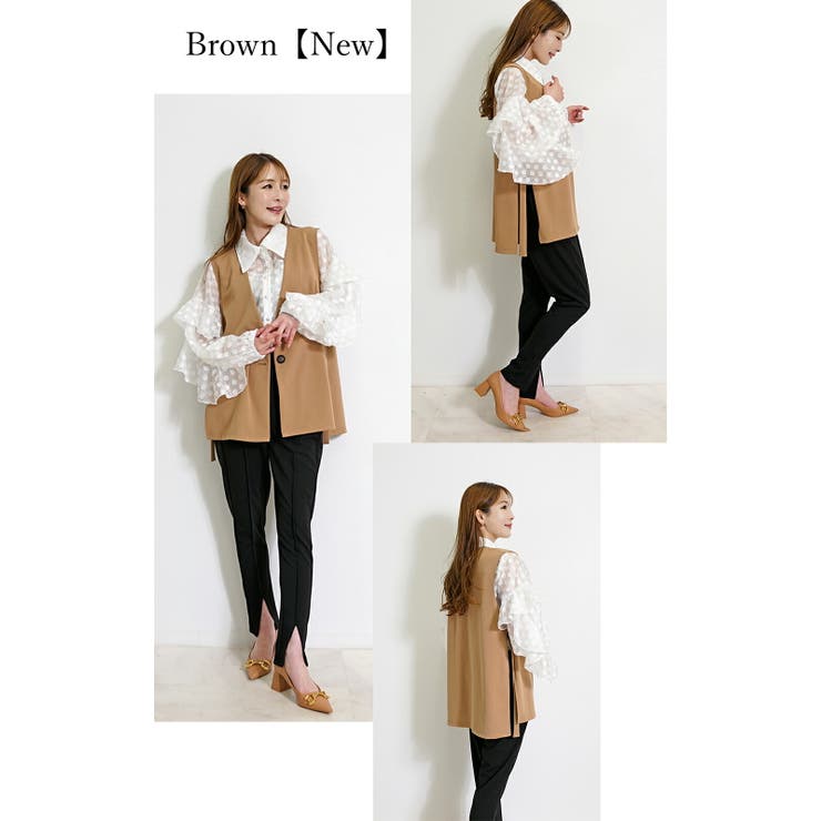 ジレ レディース 上品 | SJ ONLINE STORE | 詳細画像7 