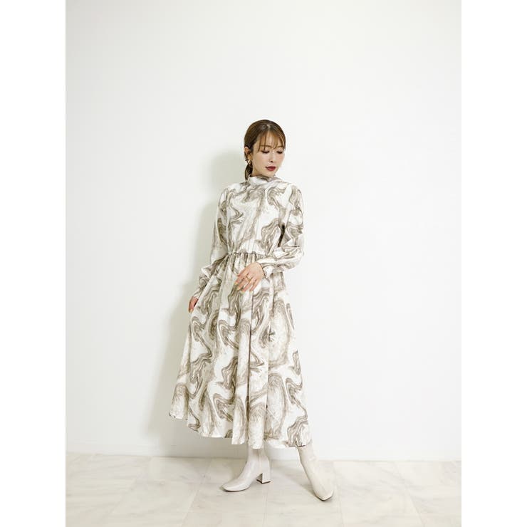 ワンピース きれいめ マーブル | SJ ONLINE STORE | 詳細画像7 
