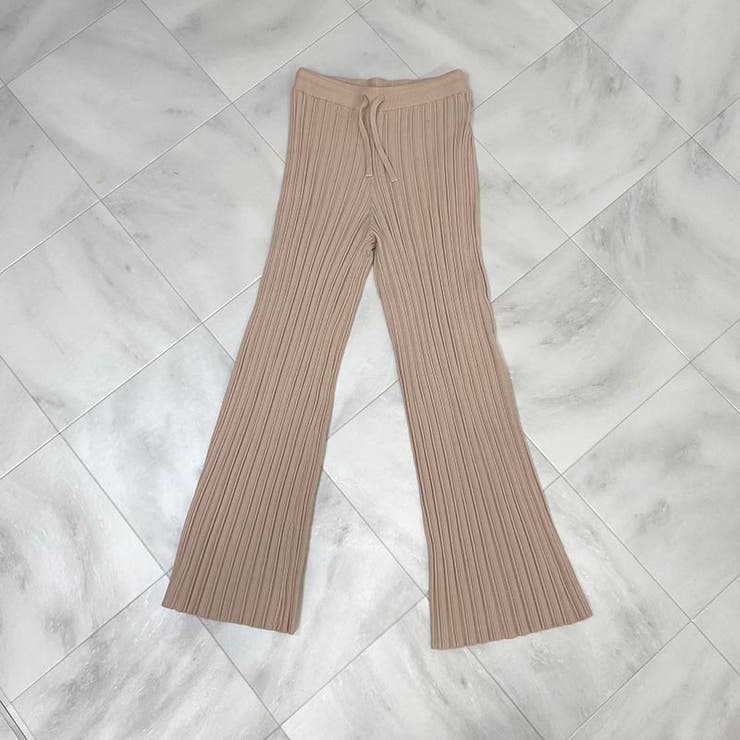 Pベージュ | パンツ リブパンツ レディース | SJ ONLINE STORE