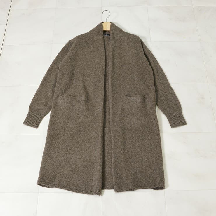 モカ | ロイヤルベビーアルパカ100% ロングカーディガン 秋冬 | SJ ONLINE STORE