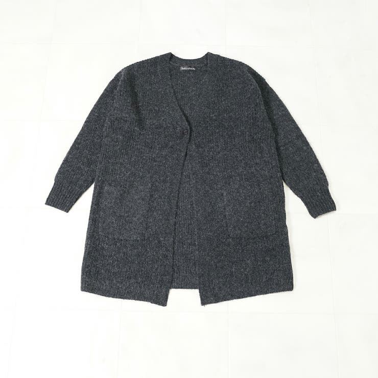 チャコール | ロイヤルベビーアルパカ100% カーディガン レディース | SJ ONLINE STORE