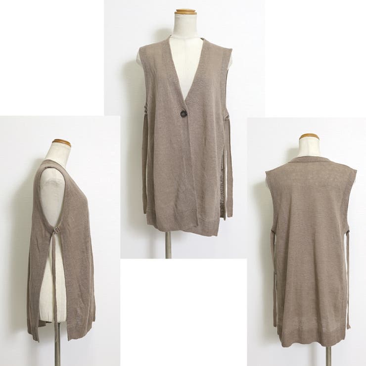 麻100% ジレ レディース | SJ ONLINE STORE | 詳細画像18 