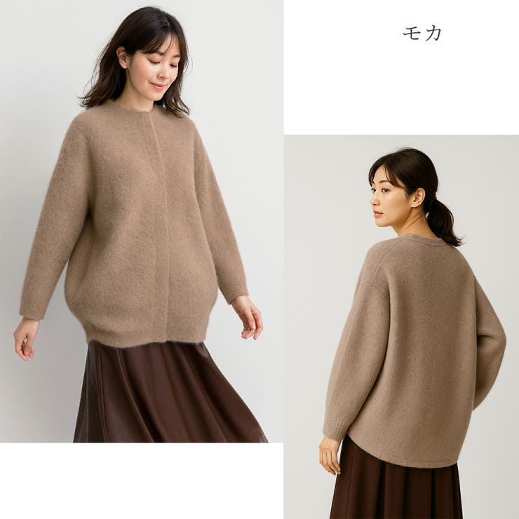 ブルーフォックス100% ニットジャケット レディース | SJ ONLINE STORE | 詳細画像5 