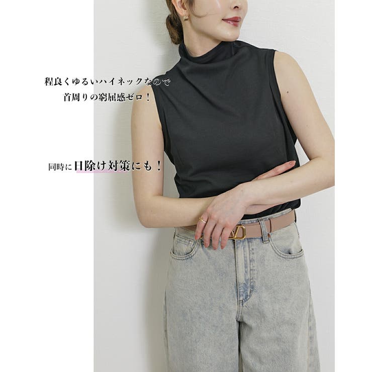 ノースリーブ レディース ハイネック | SJ ONLINE STORE | 詳細画像6 